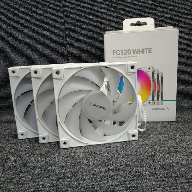 Ventilateur de boîtier DEEPCOOL RGB FC120 BLANC