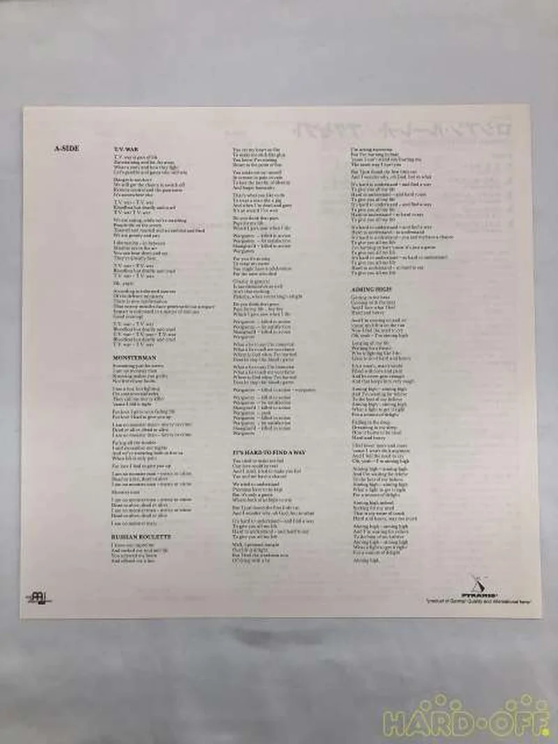 SONY Accept/Russian Roulette TT 28 3P-738