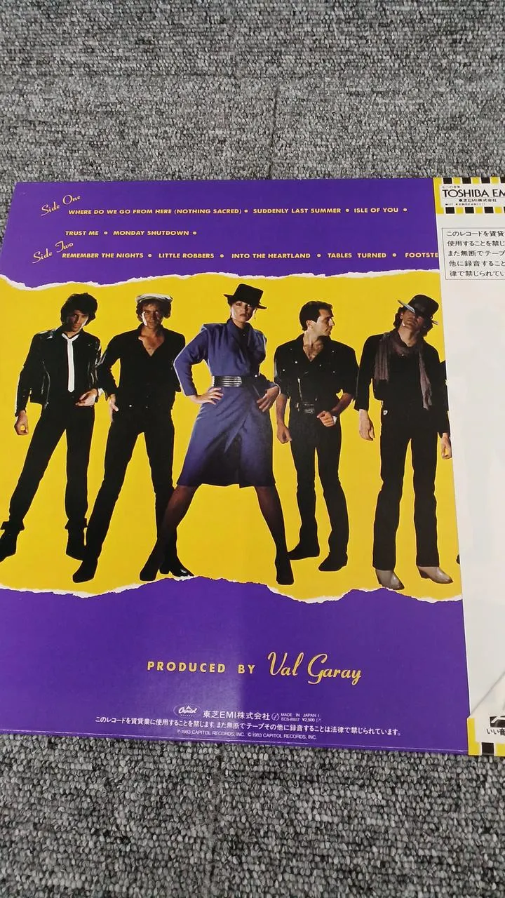 Toshiba Sample Item Unused Record THE MOTELS