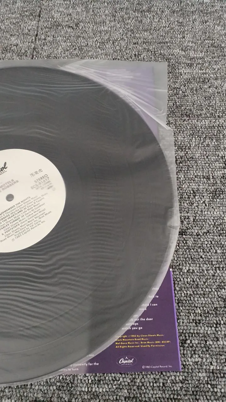Toshiba Sample Item Unused Record THE MOTELS