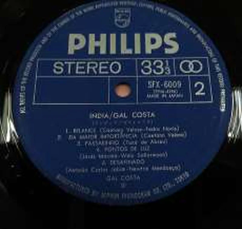 PHILIPS Il s'agit d'un album du chanteur Garcosta, considéré comme le meilleur artiste brésilien. SFX-6009