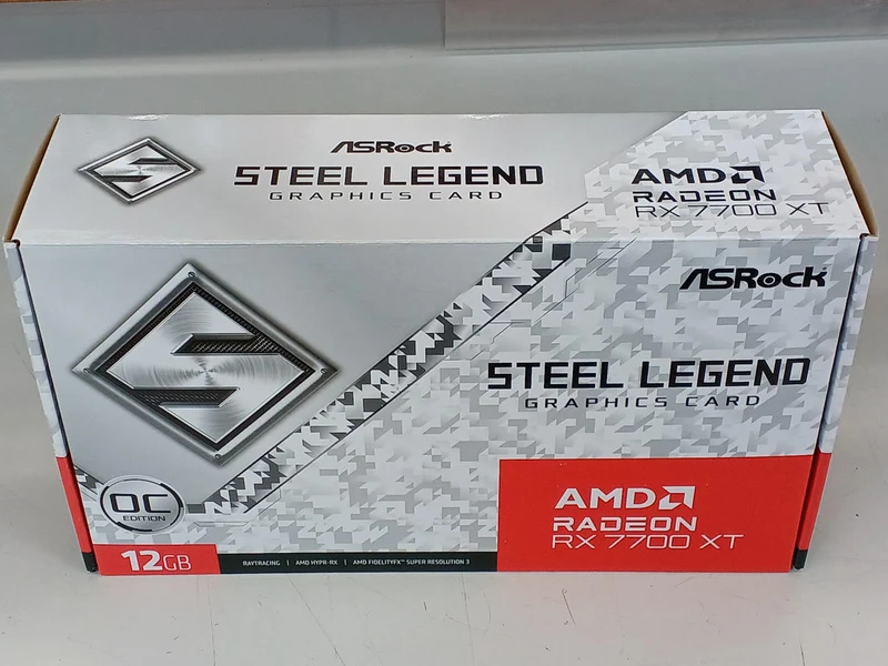 ASROCK Graphics Board RX7700XT SL 12GO