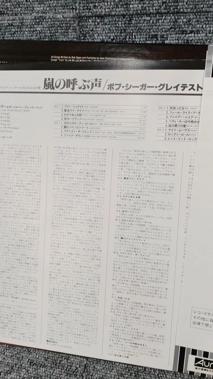 Toshiba Sample Disc Unused Record The Voice of the Storm