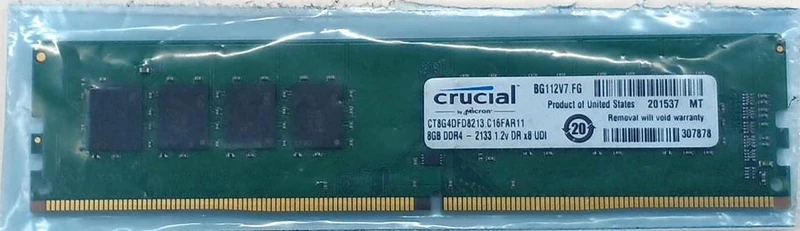 Mémoire PC CRUCIAL CT8G4DFD8213. C16FAR11