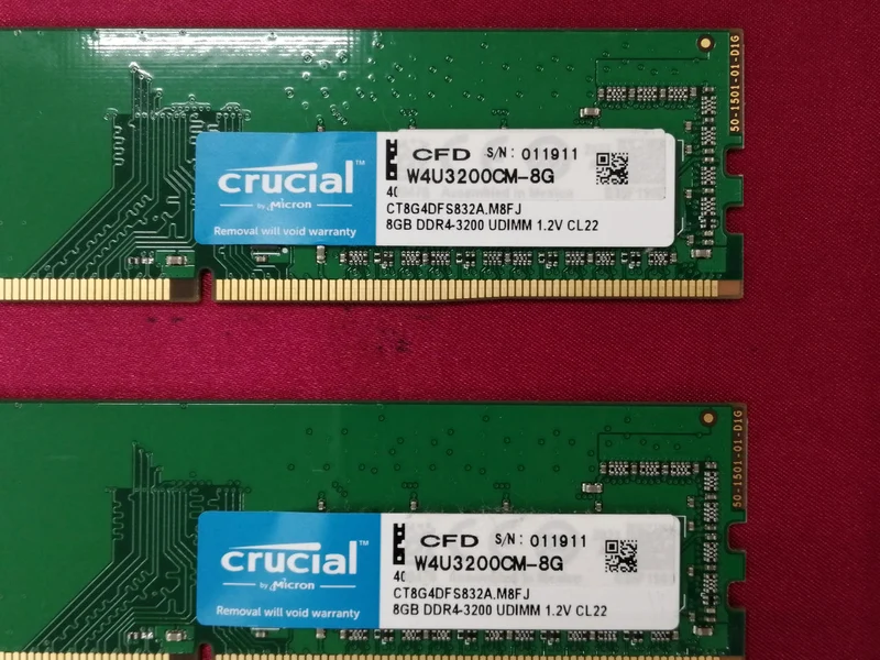 Mémoire CRUCIAL W4U3200CM-8G