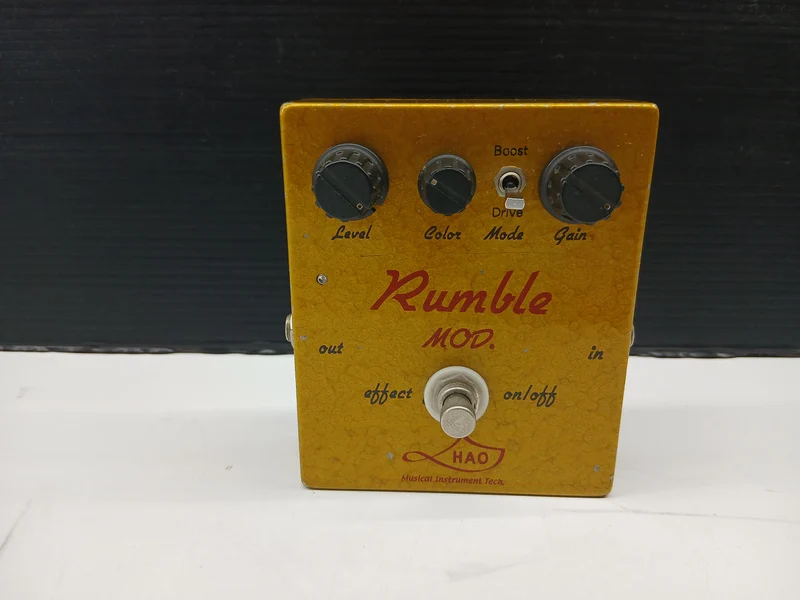 Pédale d'effets HAO : RUMBLE MOD