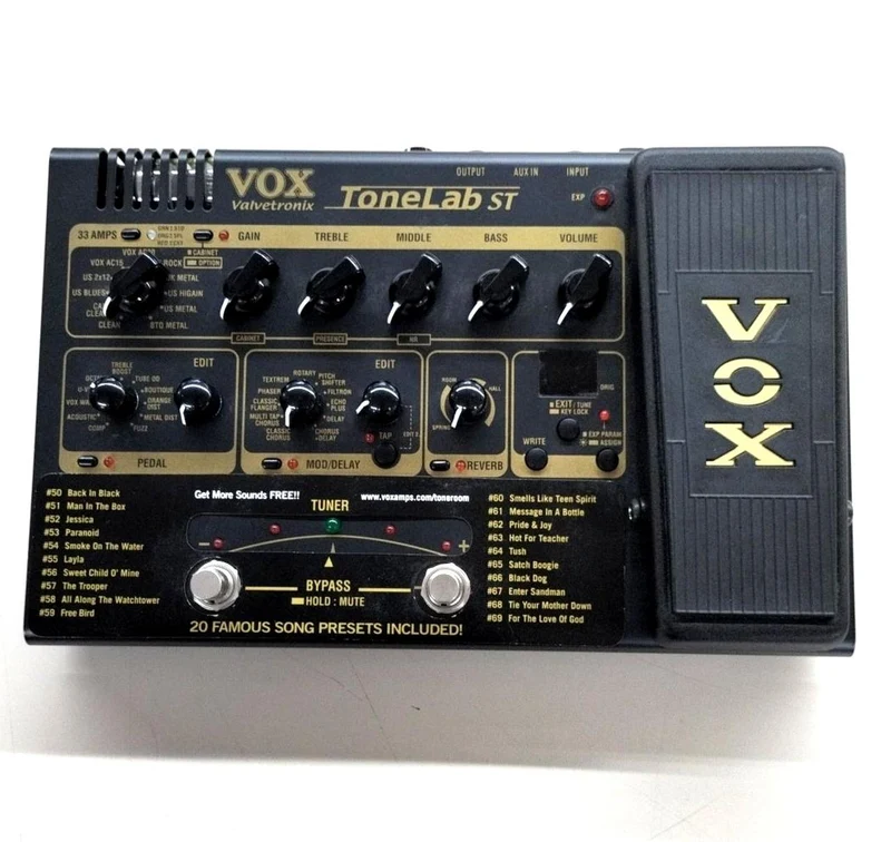 VOX Multi-Effects Pedal TONELAB ST