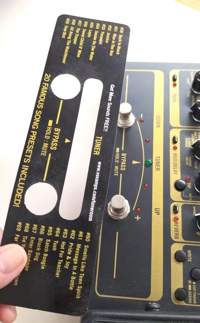 VOX Multi-Effects Pedal TONELAB ST