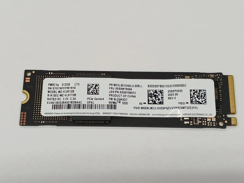 SAMSUNG M.2 2280 512 Go MZ-VL8512B
