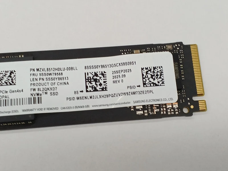 SAMSUNG M.2 2280 512 Go MZ-VL8512B