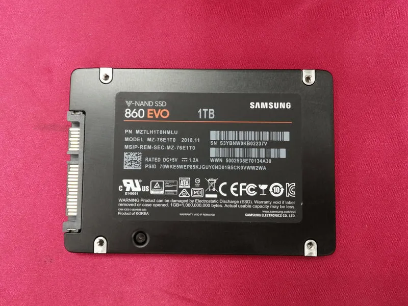 SSD SAMSUNG 860 EVO 1 To