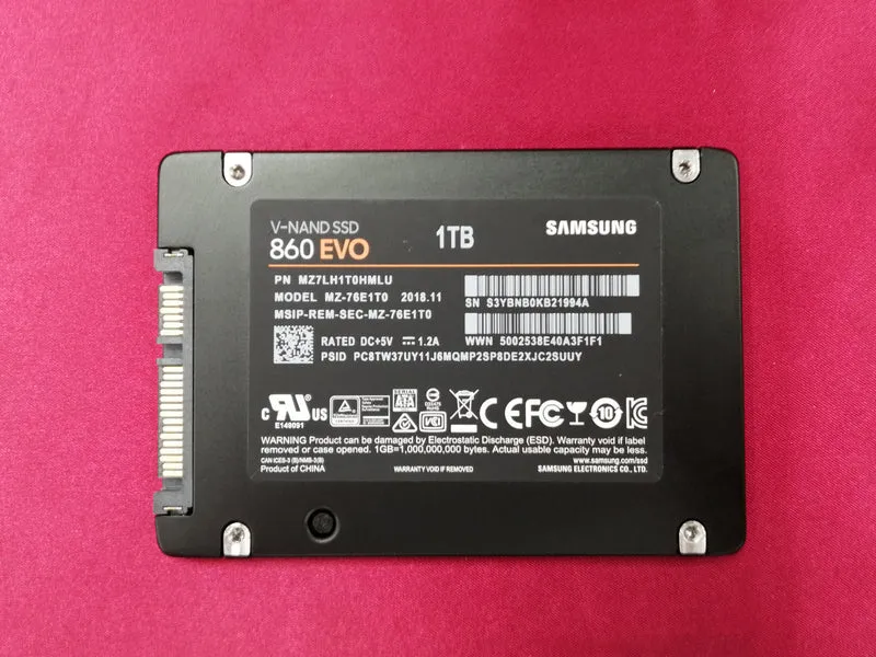 SAMSUNG SSD 860 EVO 1TB