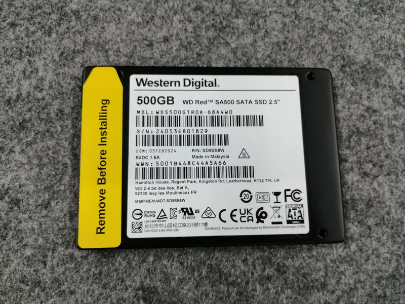 WESTERN DIGITAL 2.5-inch SSD WDS500G1R0A