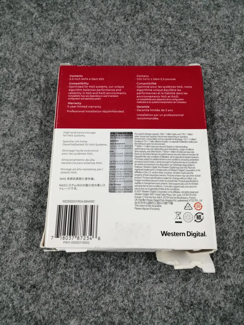 WESTERN DIGITAL 2.5-inch SSD WDS500G1R0A