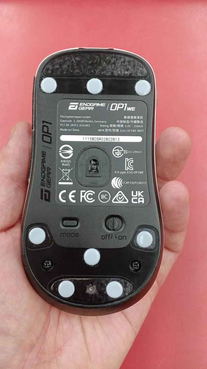Souris de jeu ENDGAME GEAR OP1WE