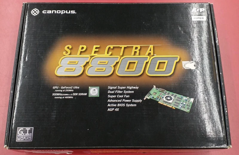 [À DÉCHETER] Carte vidéo CANOPUS SPECTRA8800