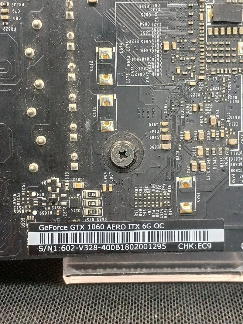 [JUNK] MSI [Video Output Defects] GPU GTX1060 AERO ITX 6G OC