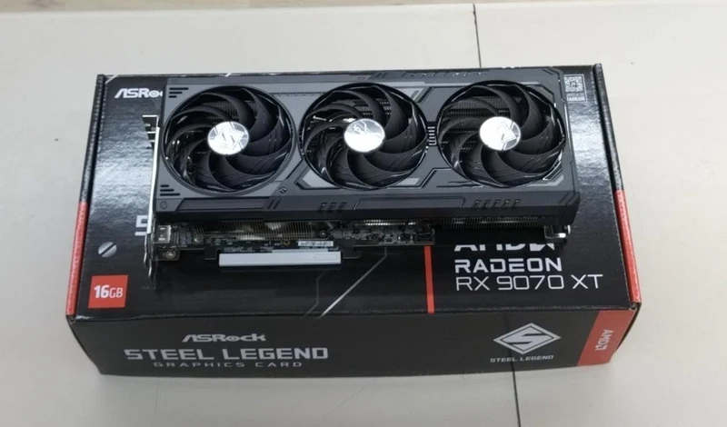 ASROCK Graphics Card RX9070XT SLD 16G