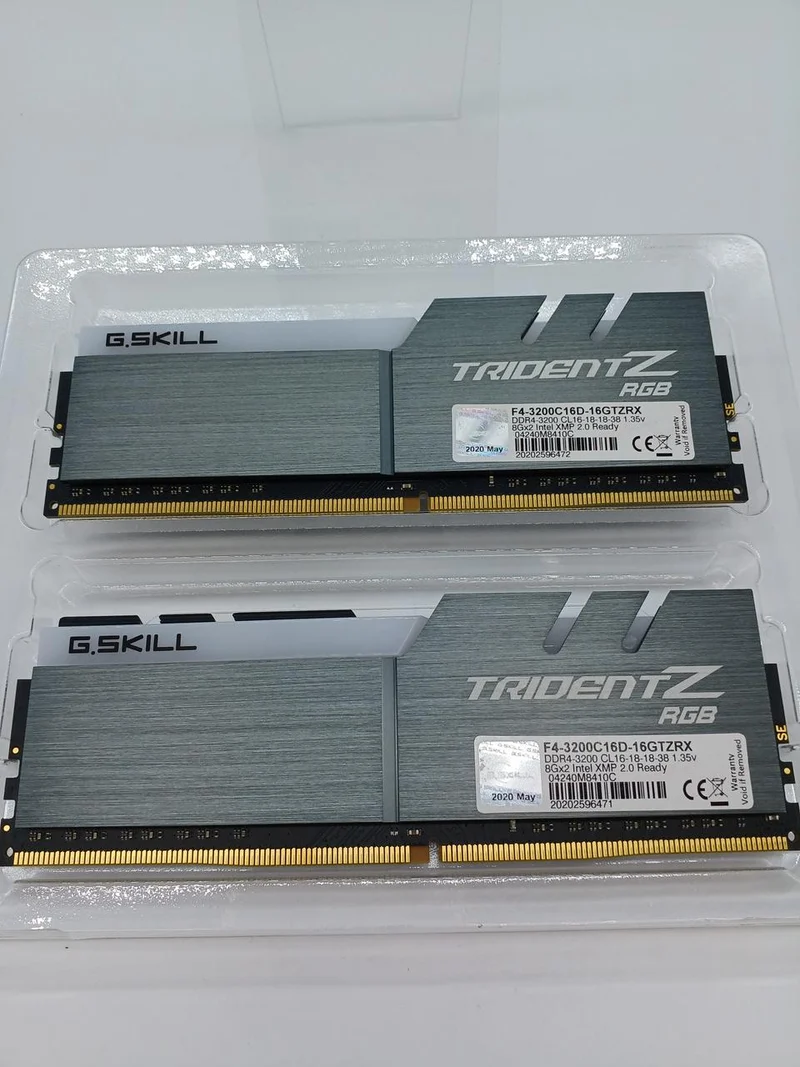 G.SKILL Memory DDR4 8GB × 2-Pack F4-3200C16D-16GTZRX