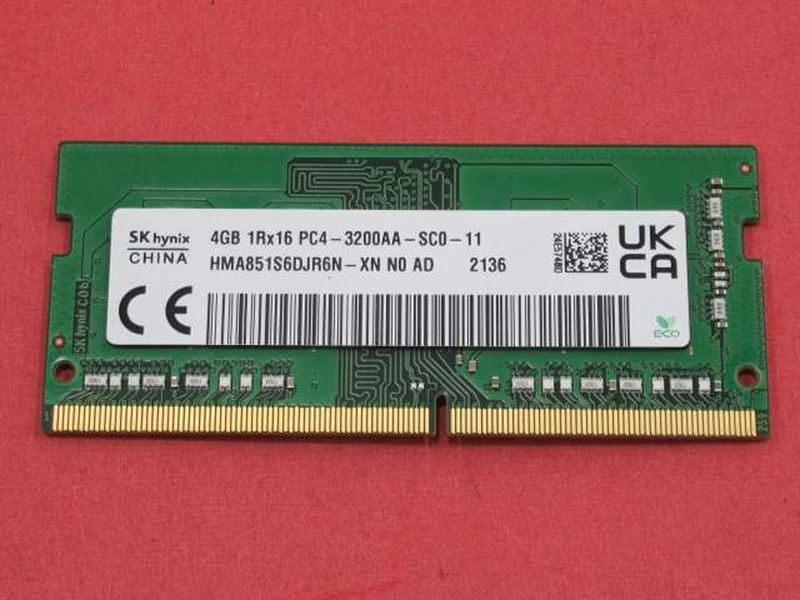 SK HYNIX [For Notebook PCs] PC4-4GB Memory PC4-3200A-SC0-11 4GB