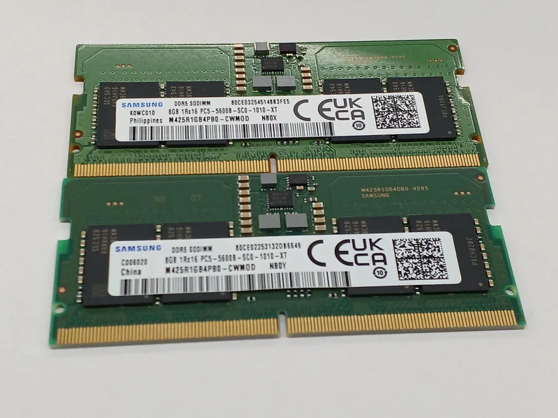 SAMSUNG PC5-44800 (DDR5-5600B) 8GB 2 Sticks M425R1GB4PB0-CWM0D
