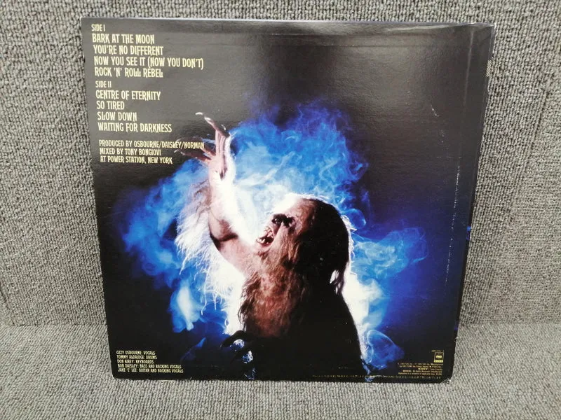 SONY Analog Record OZZY OSBOURNE /BARK AT THE MOO