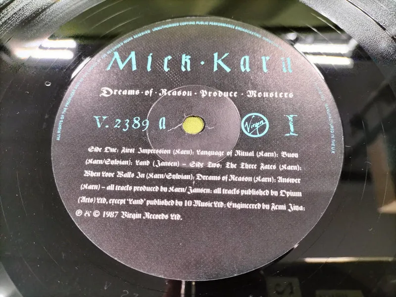 N/B Record : Mick Kahn / DREAMS OF REASON
