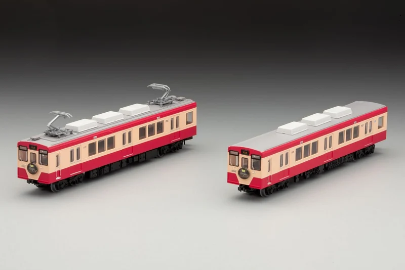 TOMYTEC 340959 (Échelle N) Collection ferroviaire Fukushima Transportation Série 1000 Train au design rétro (Tous connectés par le Good Train) Coffret de 2 wagons