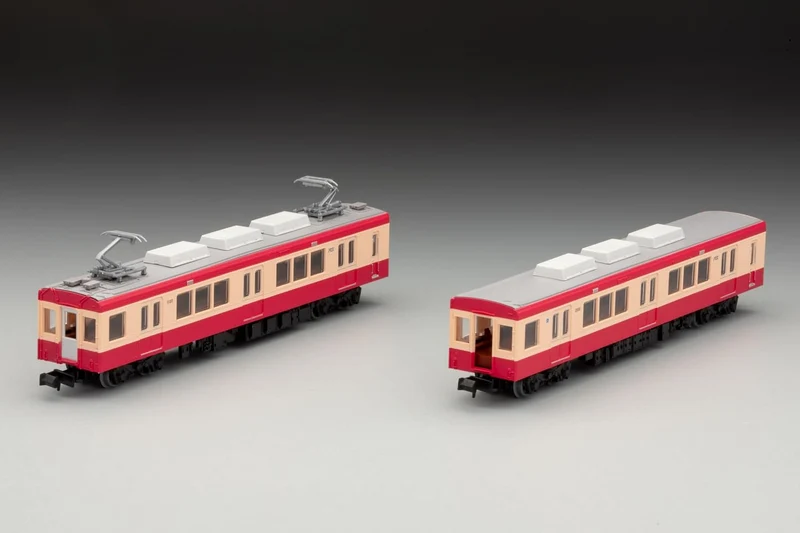 TOMYTEC 340959 (Échelle N) Collection ferroviaire Fukushima Transportation Série 1000 Train au design rétro (Tous connectés par le Good Train) Coffret de 2 wagons