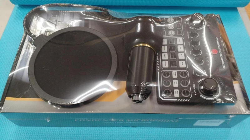 Ensemble microphone et table de mixage BONKYO X50