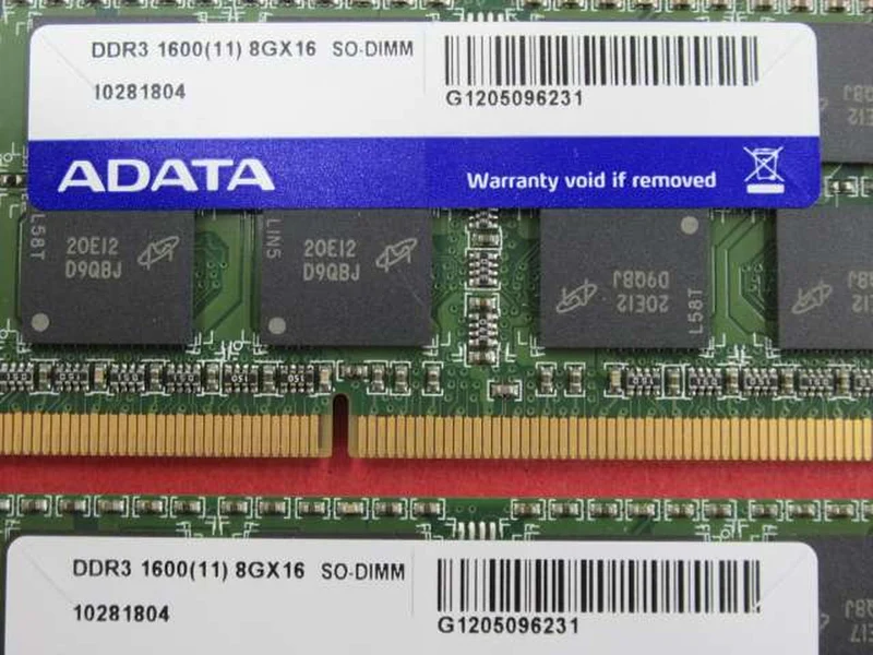 ADATA [For Notebook PCs] DDR3 1600 8GB× 2 Chips DDR3 1600(11) 8GX16 SO-DIMM