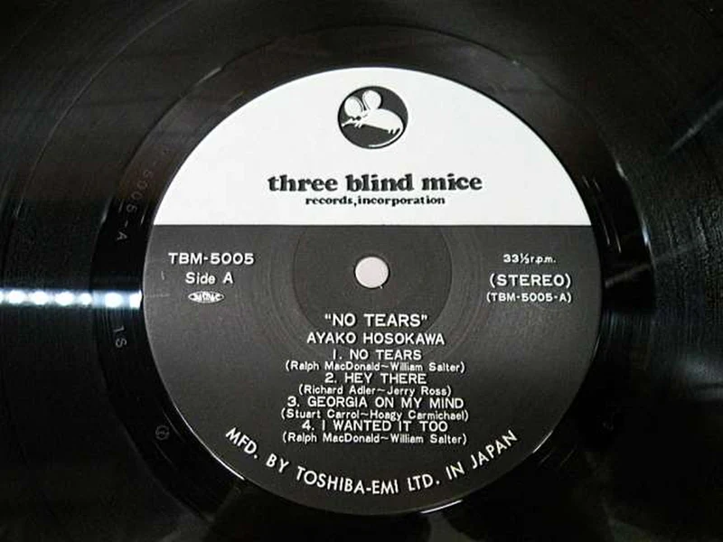 THREE BLIND MICE Musique japonaise NO TEARS/TBM-5005