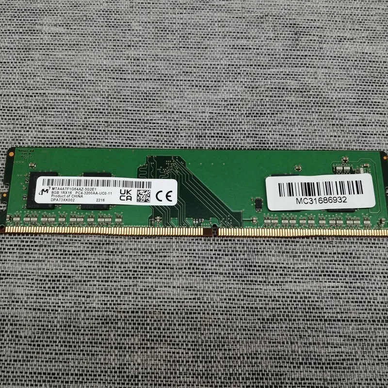 MICRON DDR4 Memory 8GB MTA4ATF1G64AZ-3G2E1