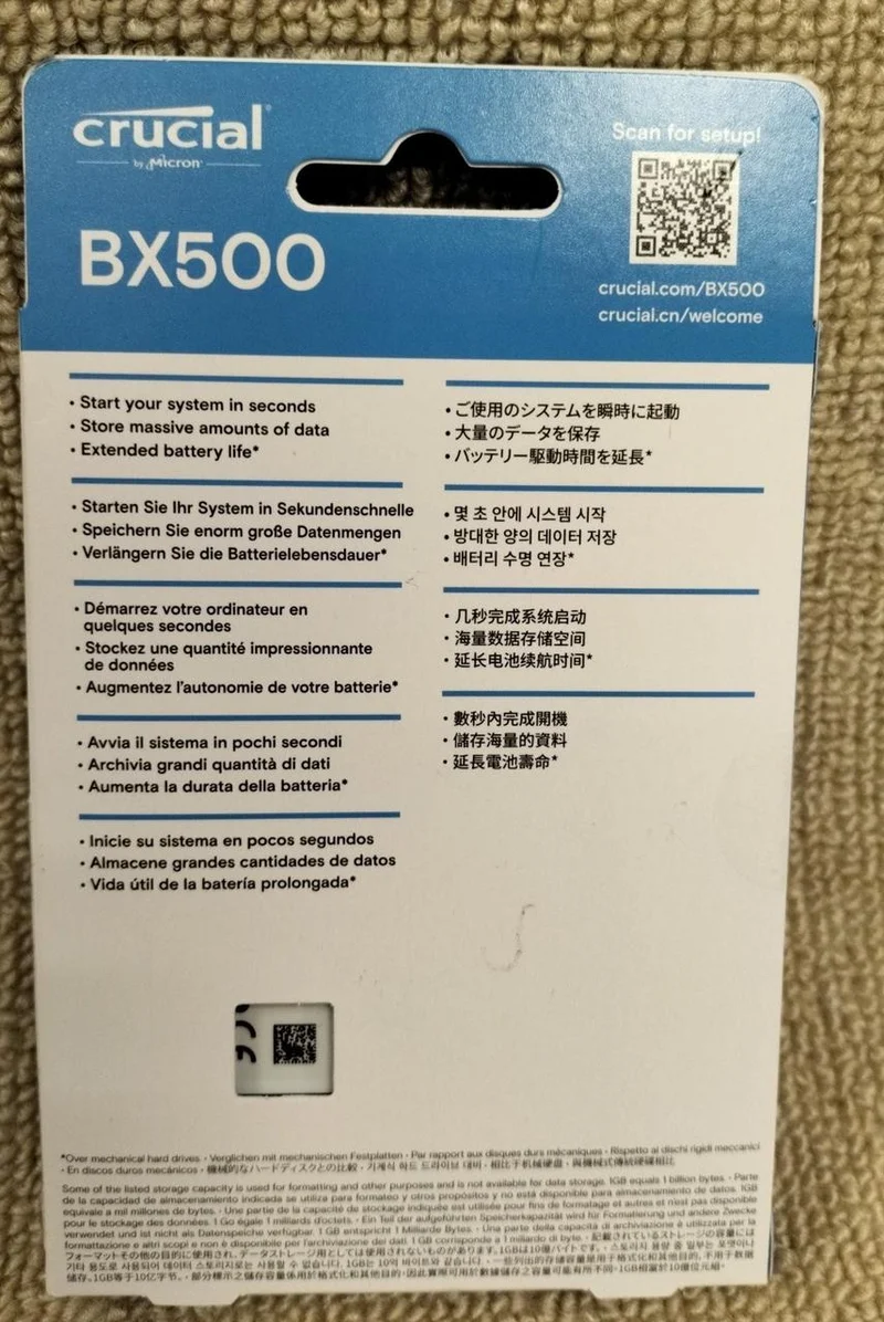 SSD CRUCIAL CT2000BX500SSD1JP