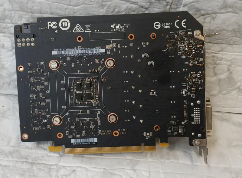 Carte graphique MSI GEFORCE GTX1660TI AERO ITX 6G