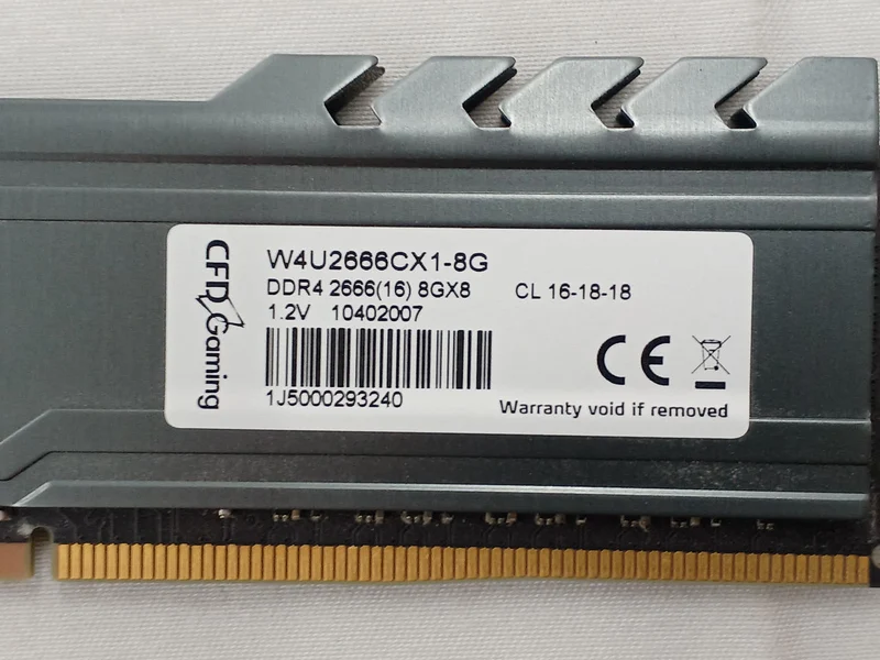 CFD Sales DDR4 Memory 16GB W4U2666CX1-8G