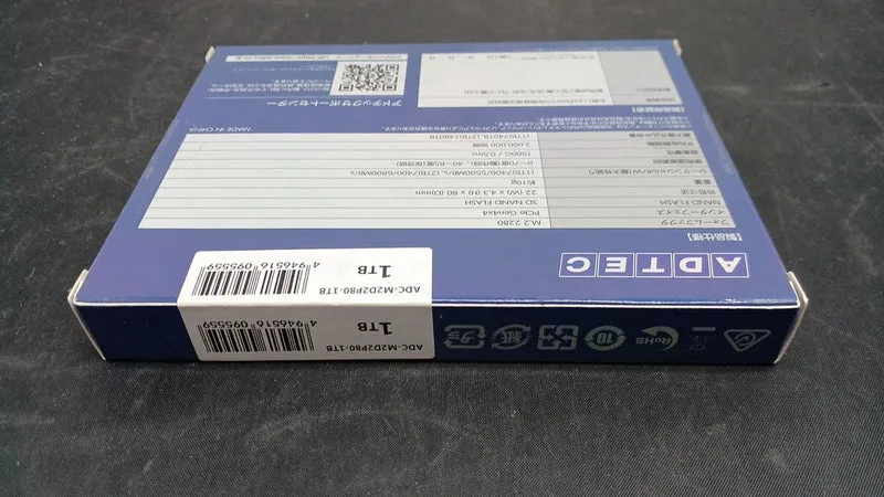 ADTEC M.2 SSD ADC-M2D2P80-1TB