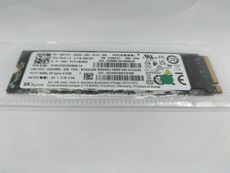 SKHYNIX SSD HFS512GDE9X080N