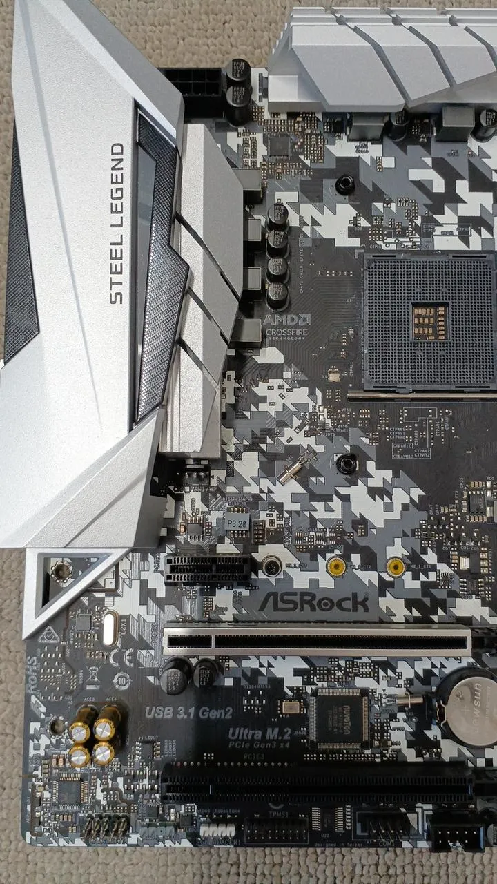 ASROCK Motherboard B450M STEEL LEGEND