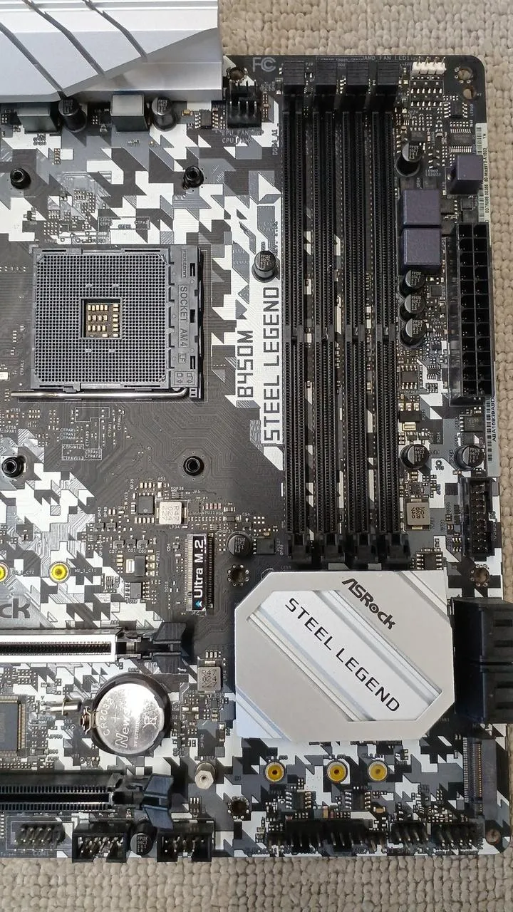 ASROCK Motherboard B450M STEEL LEGEND