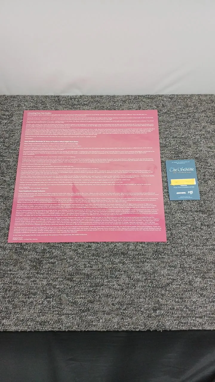 LIMITED RUN GAMES YUZO KOSHIRO/THE SCHEME The Scheme LRV-0057