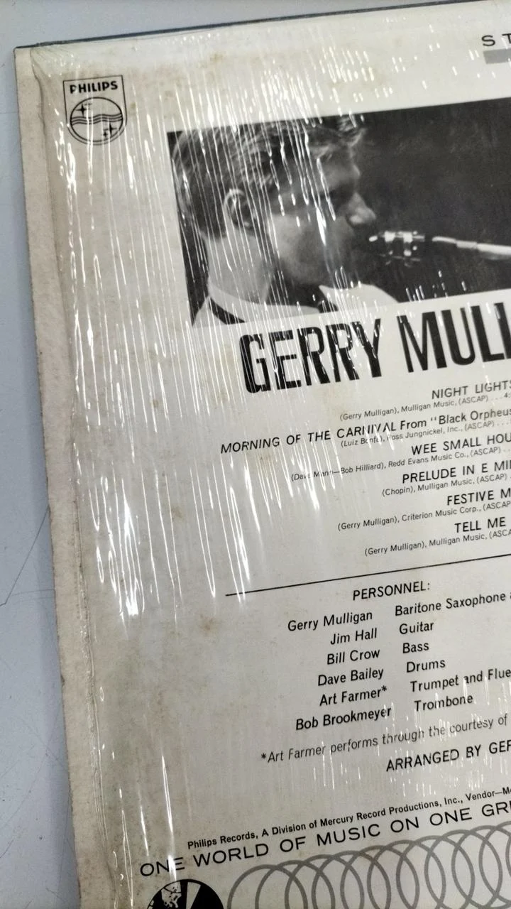 PHILIPS LP Record US Edition / GERRY MULLIGAN