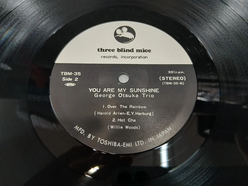 Disque vinyle LP de THREE BLIND MICE "YOU'RE MY SUNSHINE"