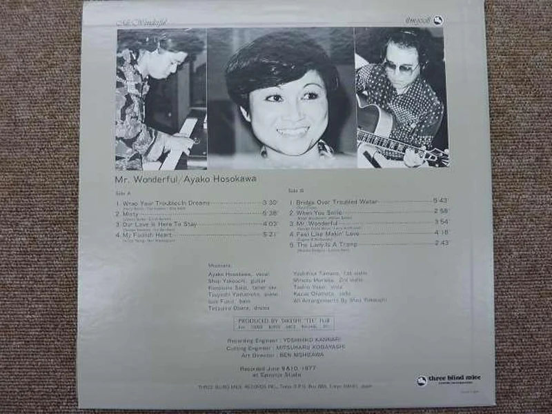 TROIS SOURIS AVEUGLE JAZZ/fusion Ayako Hosokawa MR. WONDERFUL