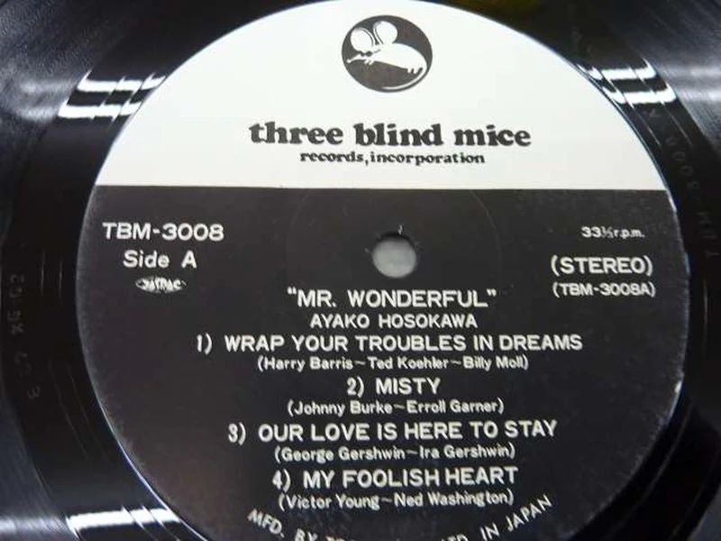 TROIS SOURIS AVEUGLE JAZZ/fusion Ayako Hosokawa MR. WONDERFUL