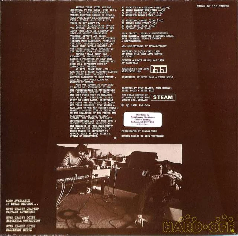 Steam (importé, anglais) John Thurman & Stan Tracy « Sonatina » SJ-106