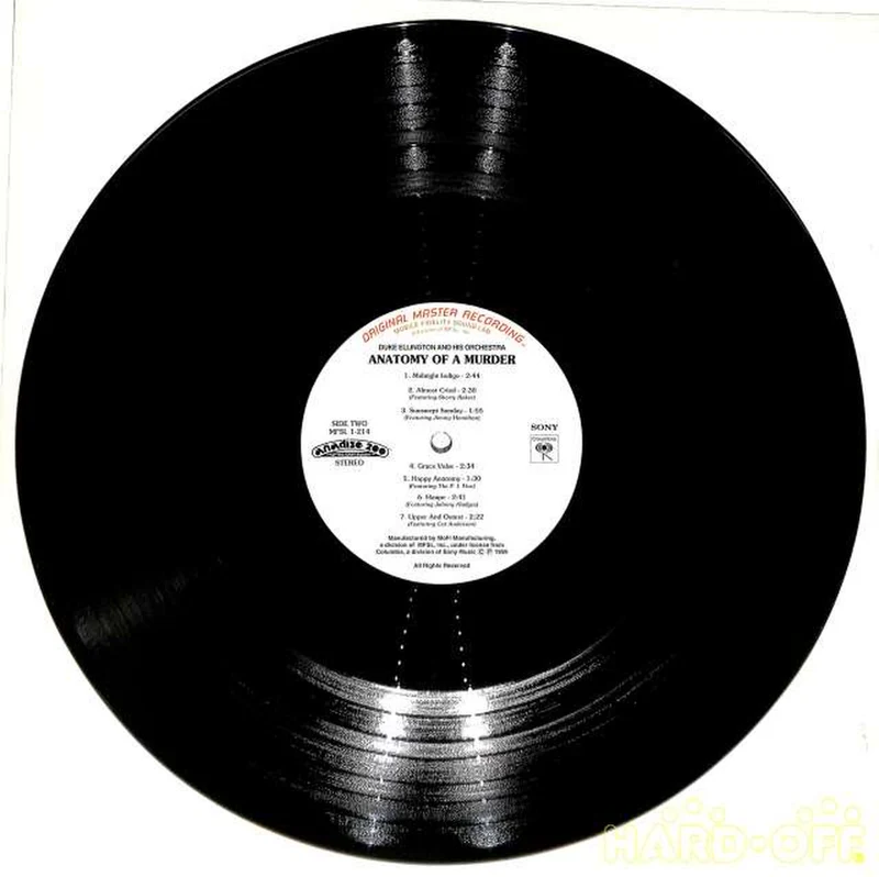 Sony Duke Ellington « A Certain Murder » MFSL1-214 (Exporté aux États-Unis)
