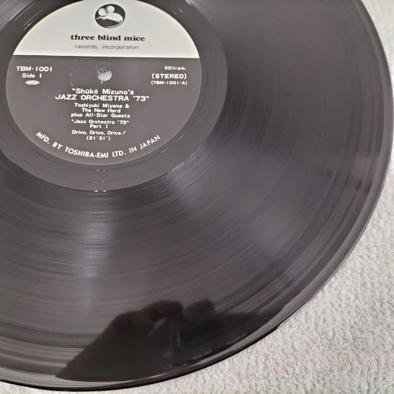 THREE BLIND MICE LP Disque JAZZ/FUSION Shutaka Mizuno Jazz Orchestra '73