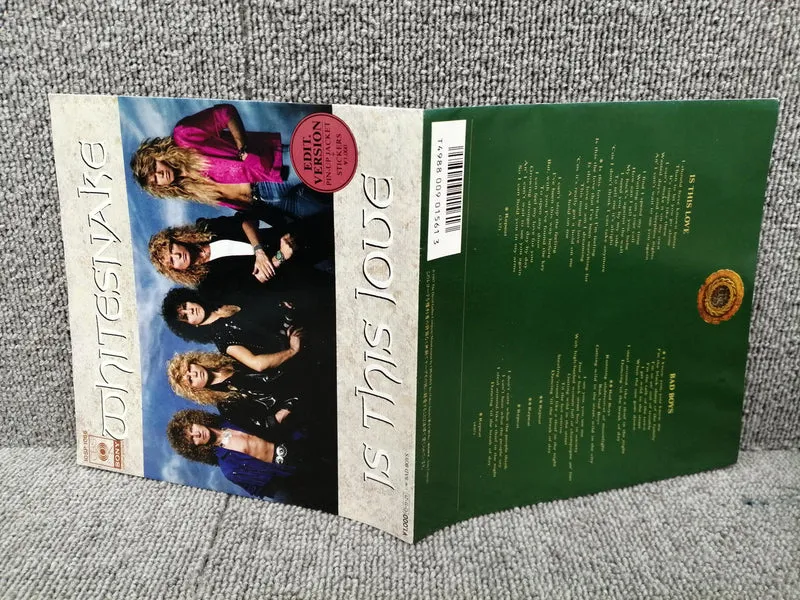 SONY EP Western Music WHITESNAKE/IS THIS LOVE