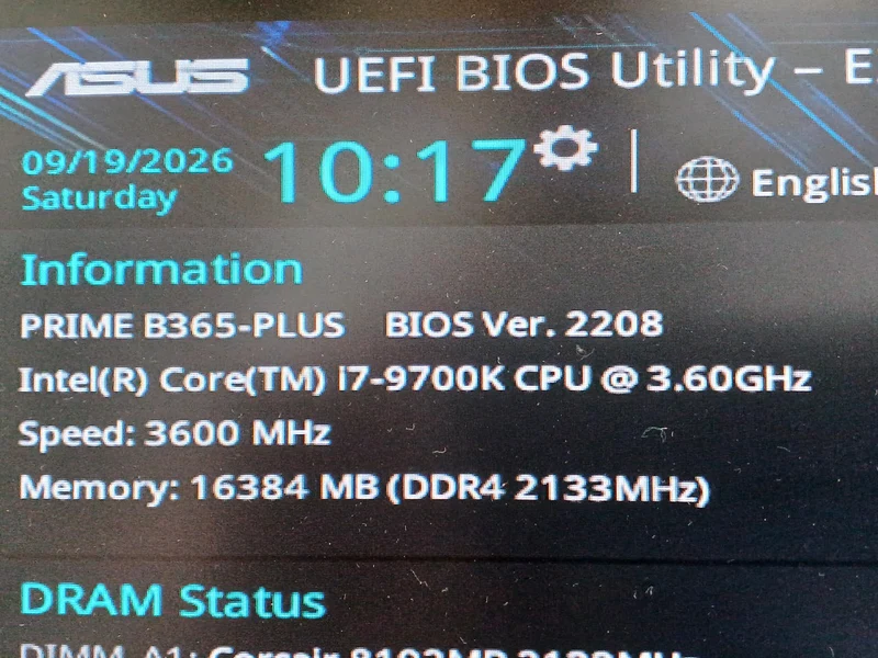Processeur Intel Core i7-9700K (3.60 GHz)